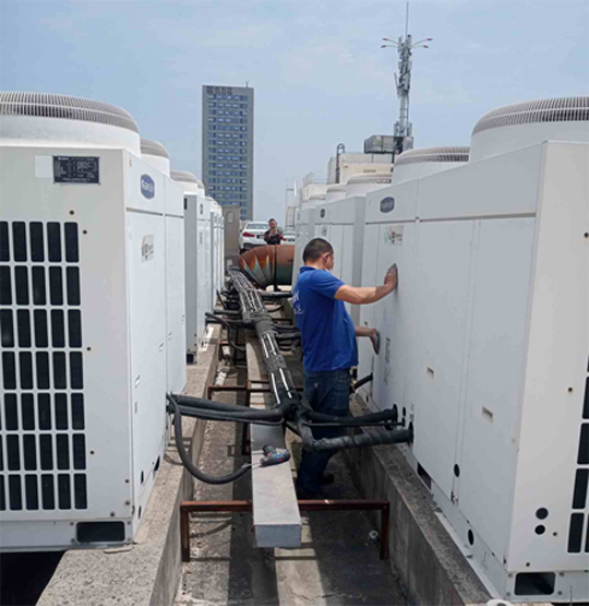 桂平中央空调制热和不制冷系统维修方法